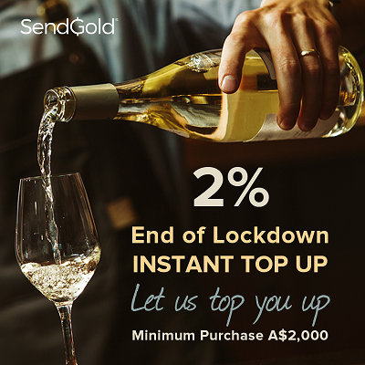 End of Lockdown Reward. Let SendGold give you a Top Up!
