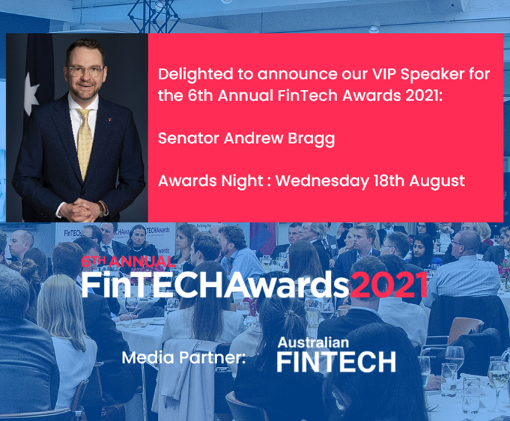 6th Annual FinTech Awards 2021 announces partnership with Global Law Firm, Ashurst: Senator Bragg confirmed as VIP Speaker