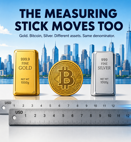 Gold and Bitcoin are rising together. Why?