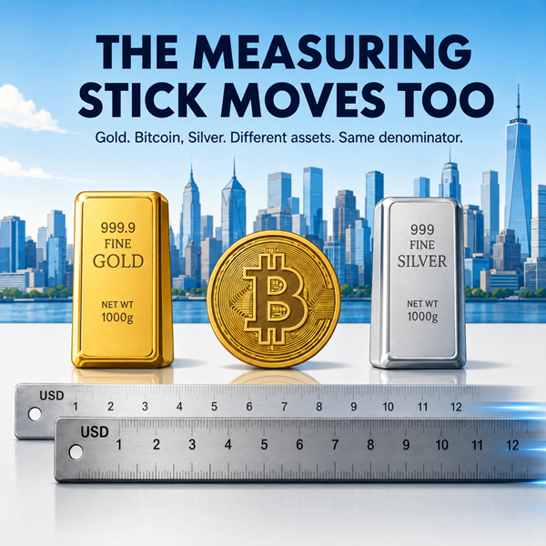 Gold and Bitcoin are rising together. Why?